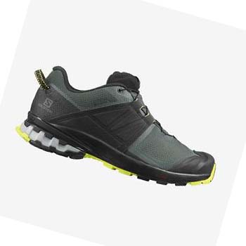 Salomon XA WILD GORE-TEX Túracipő Férfi Olivazöld | HU 2047OKI